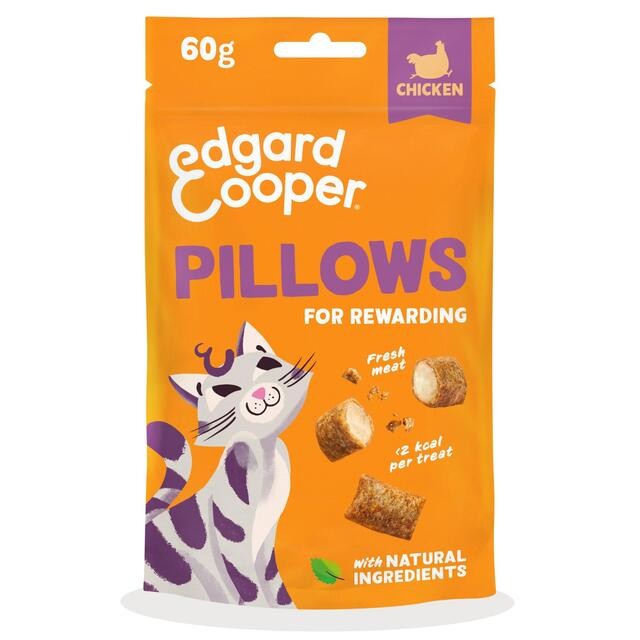 Edgard & Cooper Adult Pillows Chicken Snack para Gato 60 g