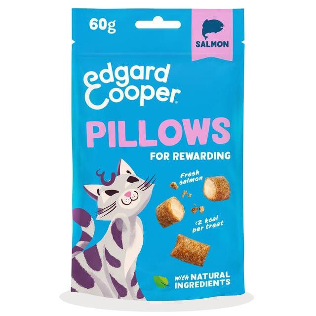 Edgard & Cooper Adult Pillows Salmon Snack para Gato 60 g