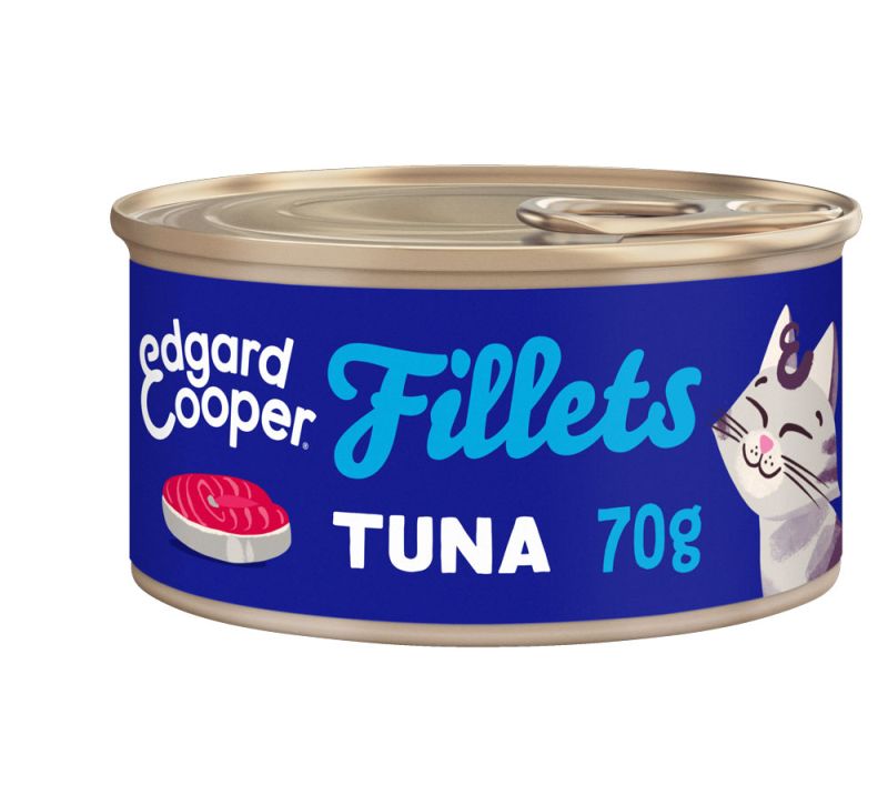 Edgard & Cooper Fillets Tuna Ração Seca para Gato 70 g