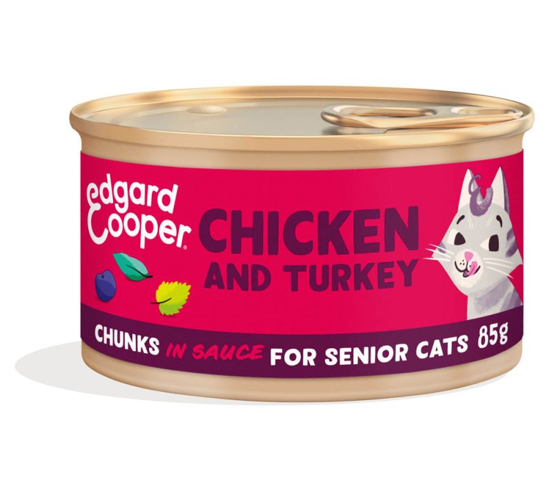 CAT E SEN CHUNKS CHICKEN/TURKEY 0.085 KG