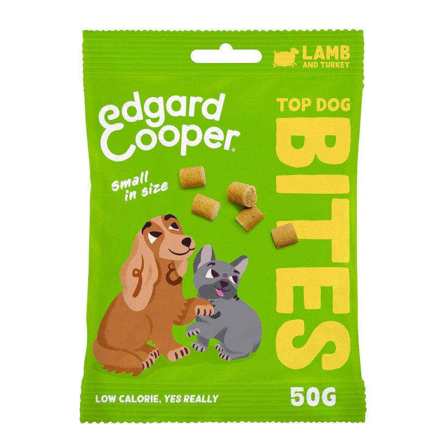 Edgard & Cooper Adult Bite Lamb Small Snack para Cão 50 g