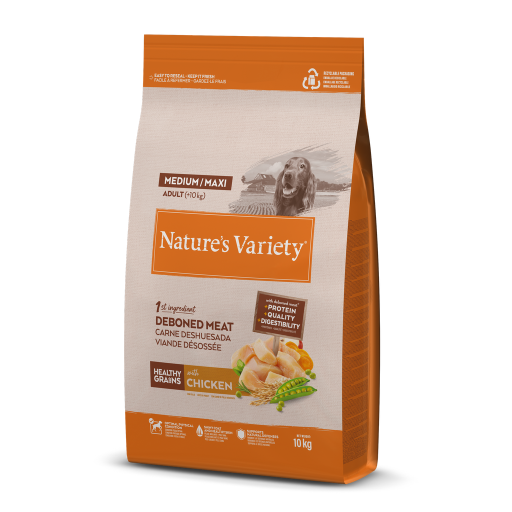 [10013043] NV DOG GRAIN MED ADULT CHICKEN 10KG