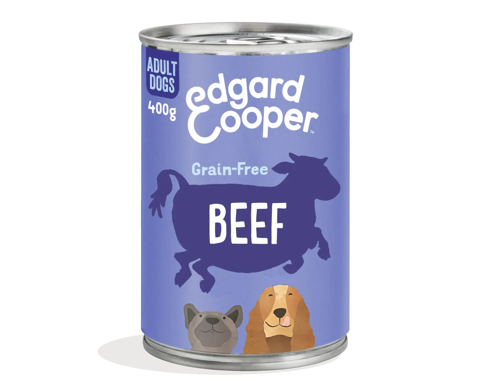 Edgard & Cooper Adult Tin Beef Ração Seca para Cão 400 g