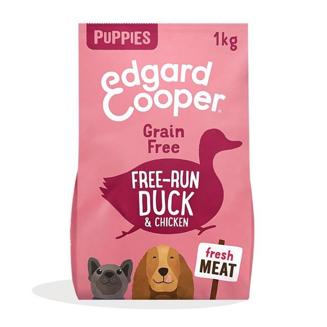 Edgard & Cooper Puppy Dry Duck/Chicken M Ração Seca para Cão 1 kg