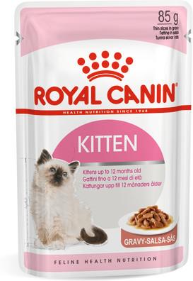 Royal Canin Kitten (molho) Humido Gato Alimento Húmido 85 g