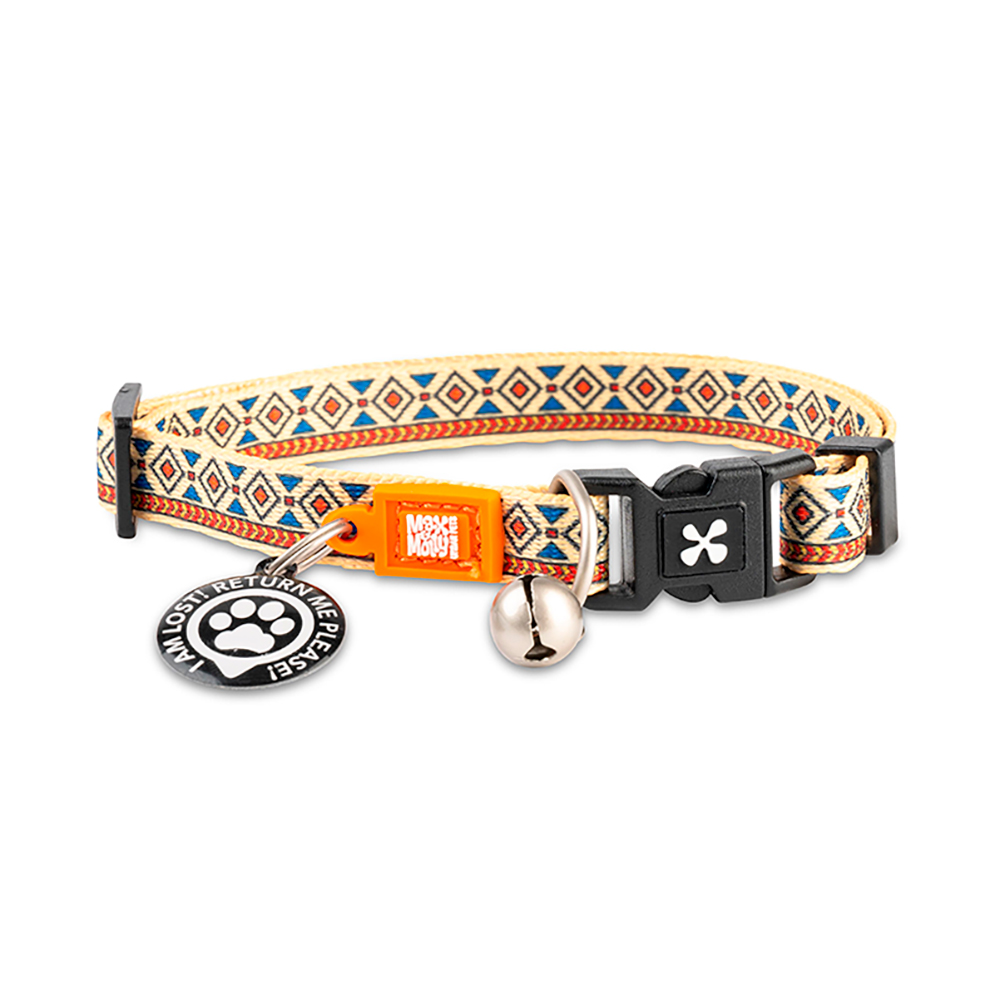 Max & Molly Ethnic Coleira Smart ID para Gato