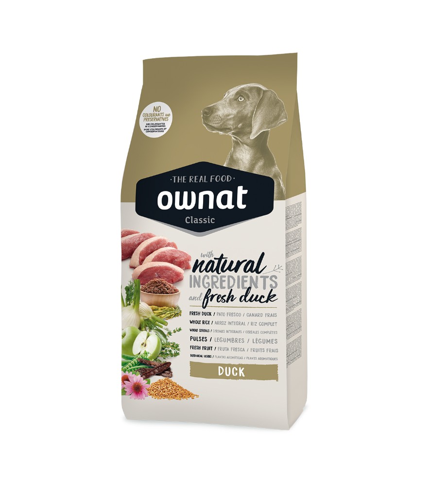 Ownat Classic Duck Ração Seca para Cão 4 kg