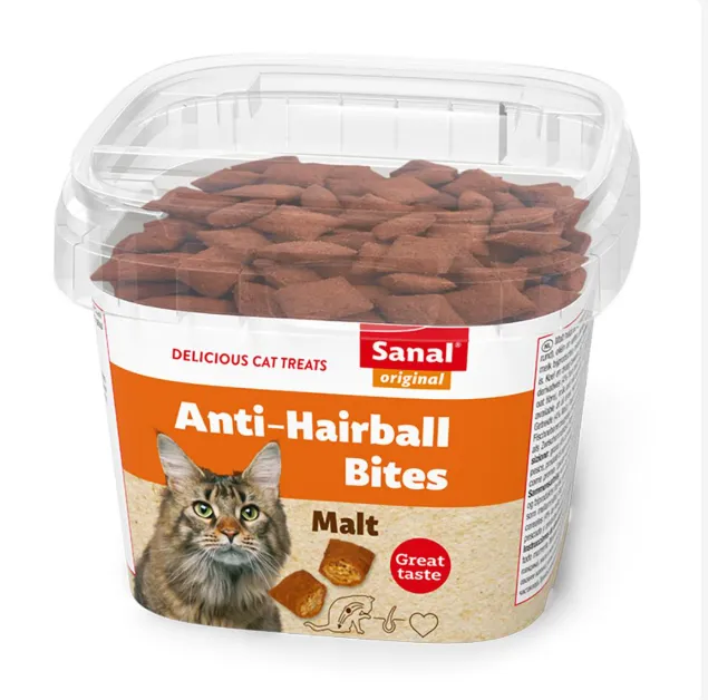 SANAL CAT - ANTI-HAIRBALL BITES CUP 75 GR