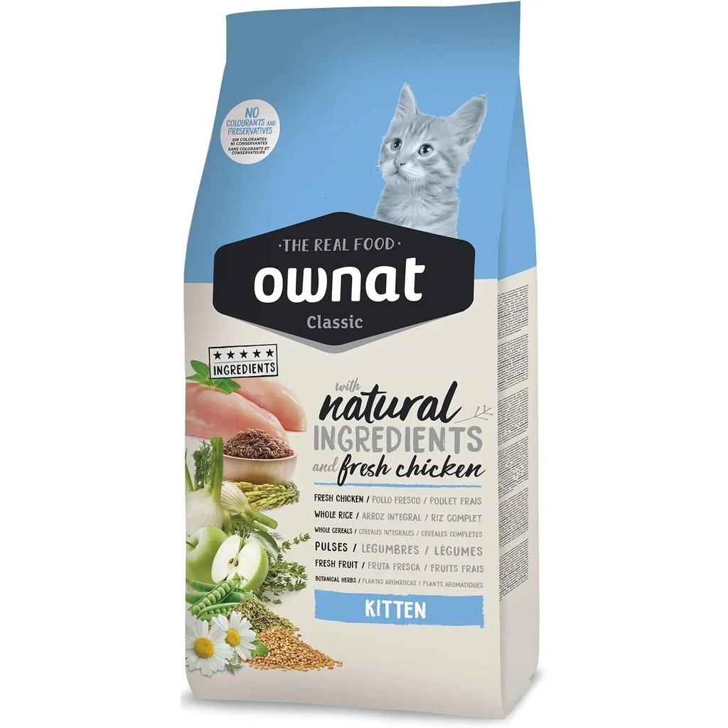 Ownat Classic Kitten Ração Seca para Gato 4 kg