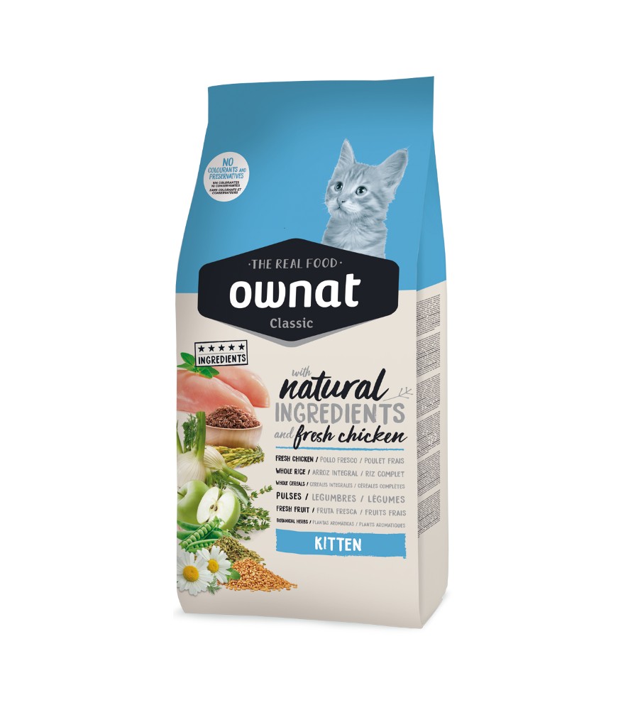 Ownat Classic Kitten Ração Seca para Gato 1,5 kg