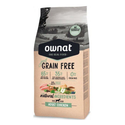 Ownat Just Gf Adult Chicken Ração Seca para Cão 3 kg