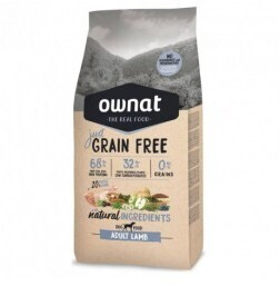 Ownat Just Gf Adult Lamb Ração Seca para Cão 3 kg