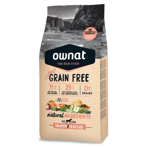 [31451] OWNAT JUST GF SALMON&SEAFOOD 14KG