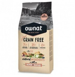 Ownat Just Gf Salmon&Seafood Ração Seca para Cão 3 kg