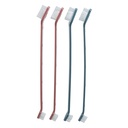 ESCOVAS DUPLAS P/ HIGIENE DENTARIA (emb. c/ 4)