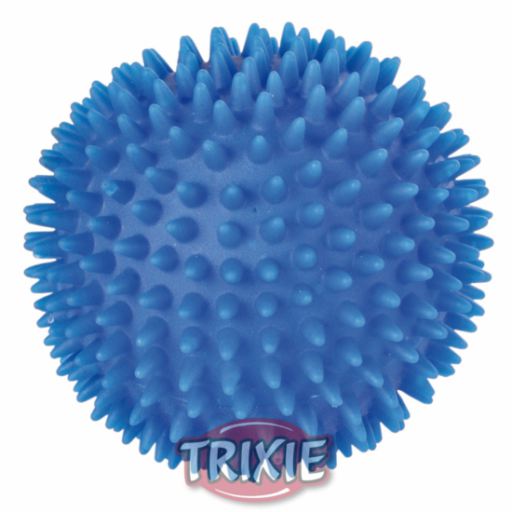 [TX3412] BOLA "OURIÇO" MEDIO EM VINIL C/ SOM - 10 CM