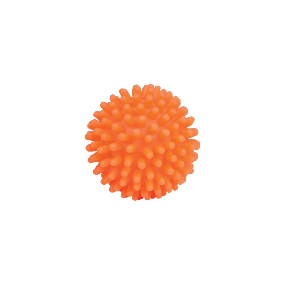 [TX3414] BOLA "OURIÇO" PEQUENO EM VINIL C/ SOM - 7 CM