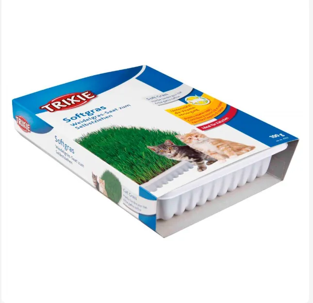 Trixie Erva para Gato com Tabuleiro 100 g