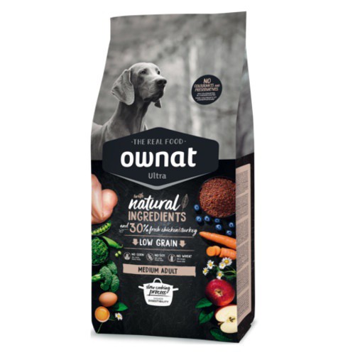Ownat Ultra Medium Adult Ração Seca para Cão 3 kg