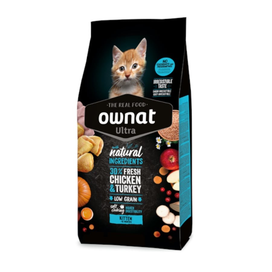 Ownat Ultra Kitten Ração Seca para Gato 3 kg