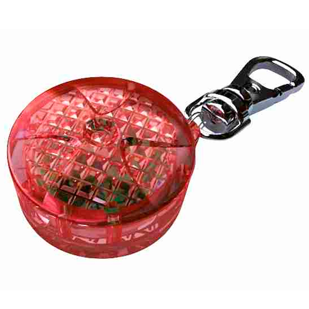 [TX13441] IDENTIFIC. SEGURANÇA "FLASHER" C/ LUZ LED P/ GATOS (VERM.)