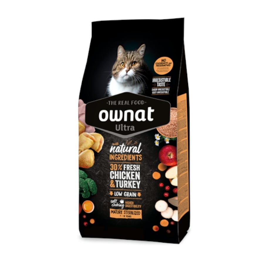 Ownat Ultra Cat Mature Sterilized Ração Seca para Gato 3 kg