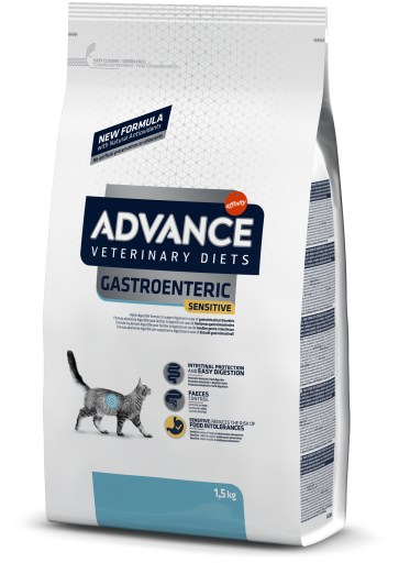 Advance Veterinary Diets Cat Gastroenteric Sensitive Ração Seca para Gato 1,5 kg