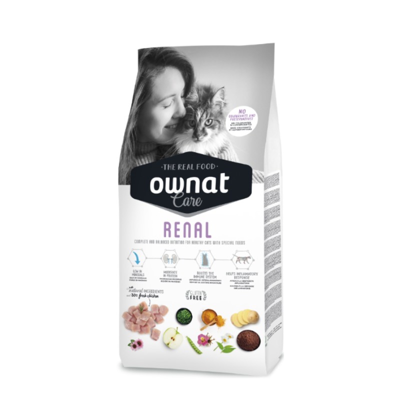 Ownat Care Cat Renal Ração Seca para Gato 1,5 kg