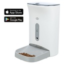 Trixie TX-C Smart Pro Alimentador Automático 4,5 L Branco/Cinza