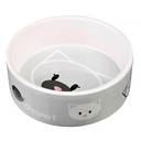 GAMELA CERAMICA "MIMI" P/ GATOS 0,3 LT / ø 12 CM