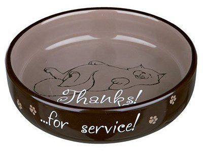 Gamela em Ceramica para Raças com Fochinho Curto / ø Comedouro ou Bebedouro para Cão e Gato 0,3 l 15 cm