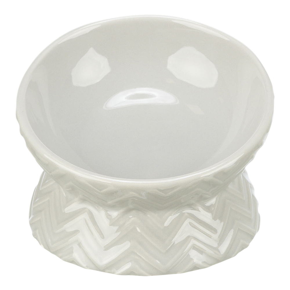 [TX24808] Gamela Elevada em Ceramica para Gatos /ø (Caqui) Comedouro ou Bebedouro 0,15 l 13 cm