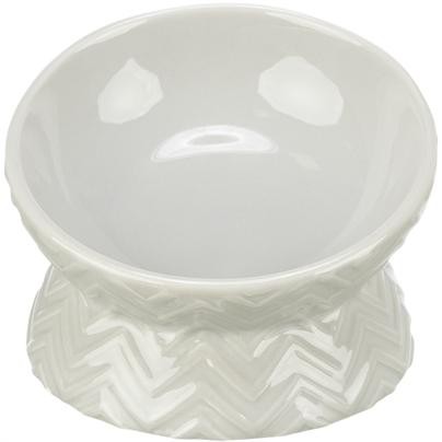 Gamela Elevada em Ceramica para Gatos /ø (Caqui) Comedouro ou Bebedouro 0,15 l 13 cm