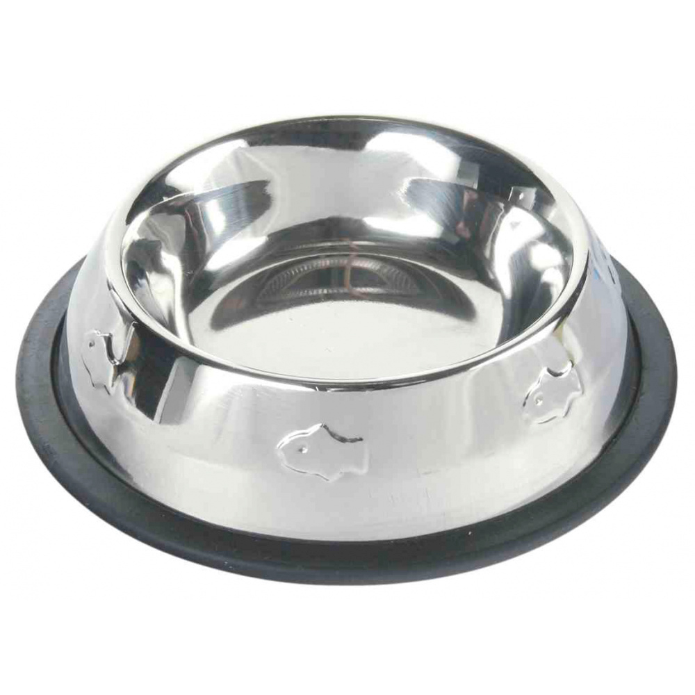 [TX24870] GAMELA INOX ANTI-DERRAP. C/ MOTIVOS P/ GATOS 0,2 LT
