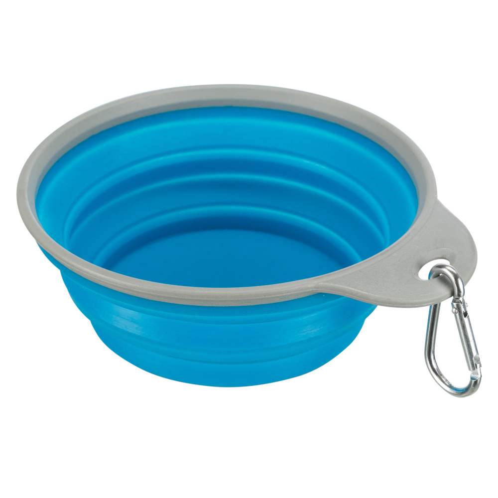 [TX25017] GAMELA PORTATIL EM SILICONE C/ REBORDO RIGIDO 0,5LT/ ø 14CM