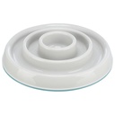 GAMELA "SLOW FEED" EM POLIPROPILENO/TPR 0,45LT/ø23CM (CINZA)