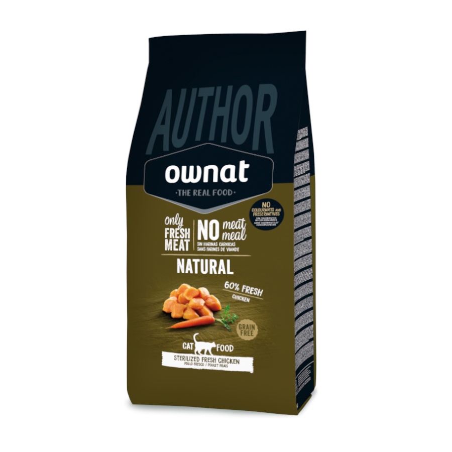 [31643] OWNAT AUTHOR CAT STERILIZED FRESH CHICKEN 3KG