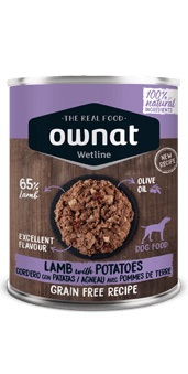 Ownat Lamb And Potatoes Dog Alimento Húmido para Cão 395 g