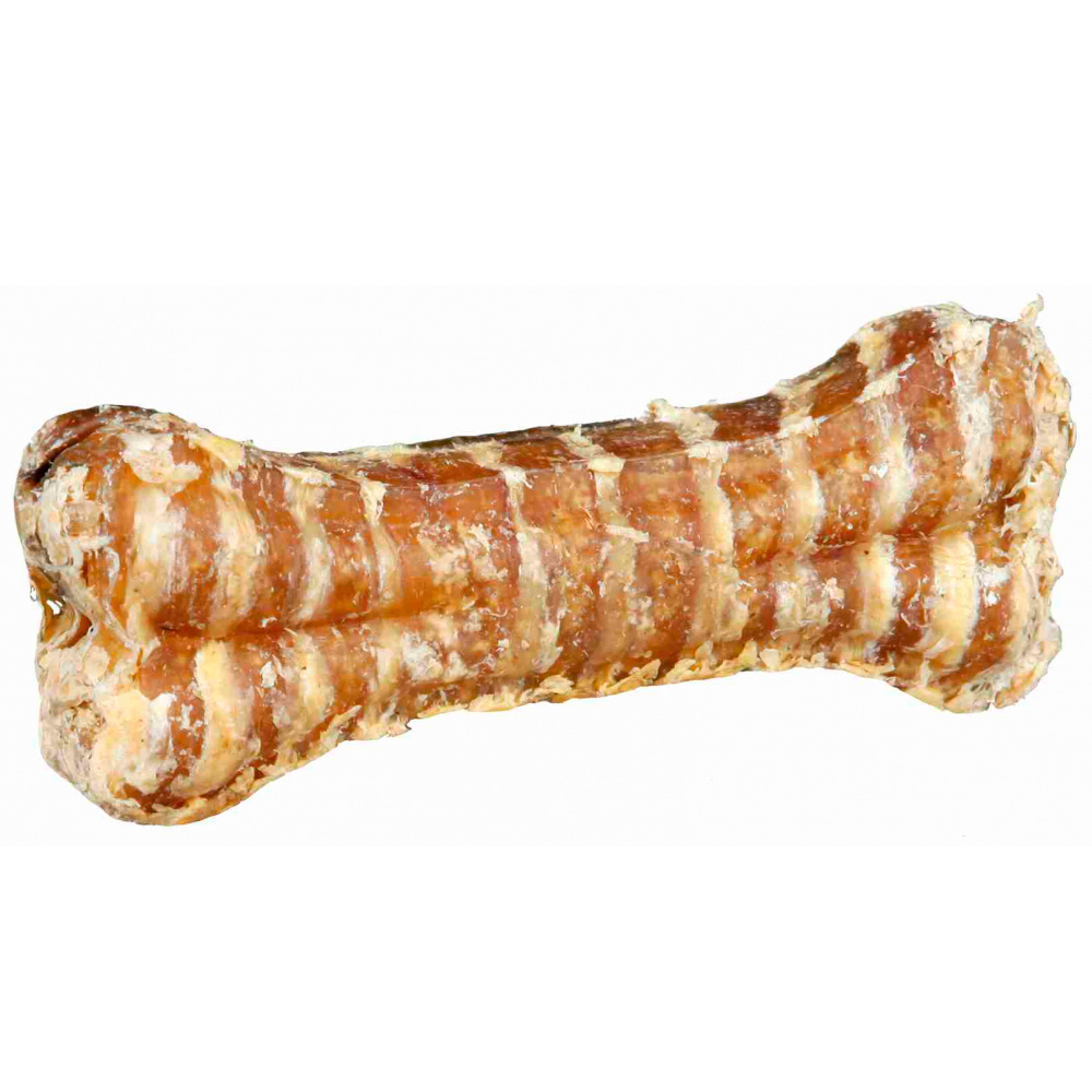OSSO PRENSADOS C/ TRAQUEIA BOVINA - 15 CM / 90 GR