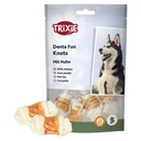Trixie Denta Fun Nós de Pele com Frango 5 cm — 5 Unidades 70 g