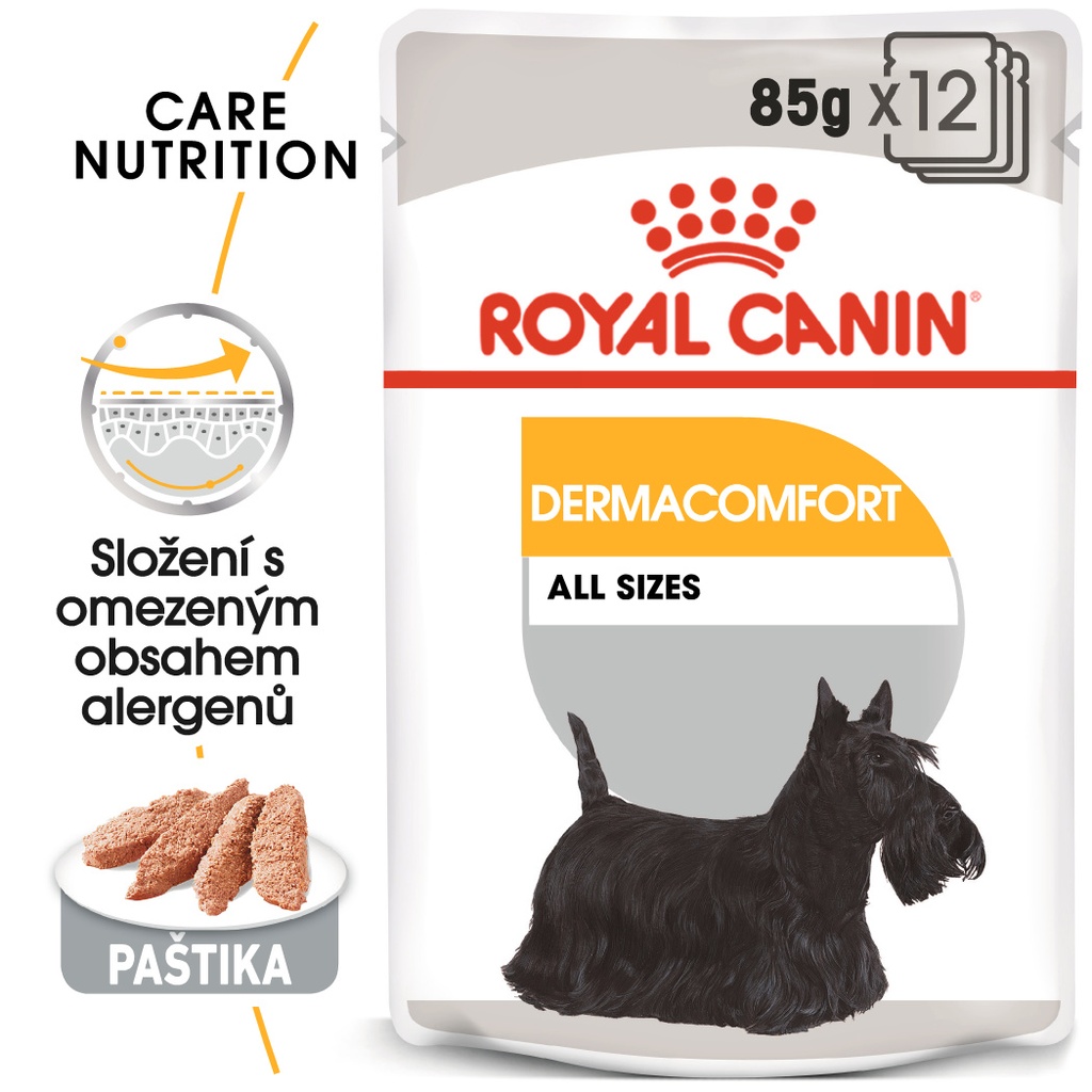 Royal Canin Dermacomfort Humido Cão Alimento Dietético Húmido 85 g
