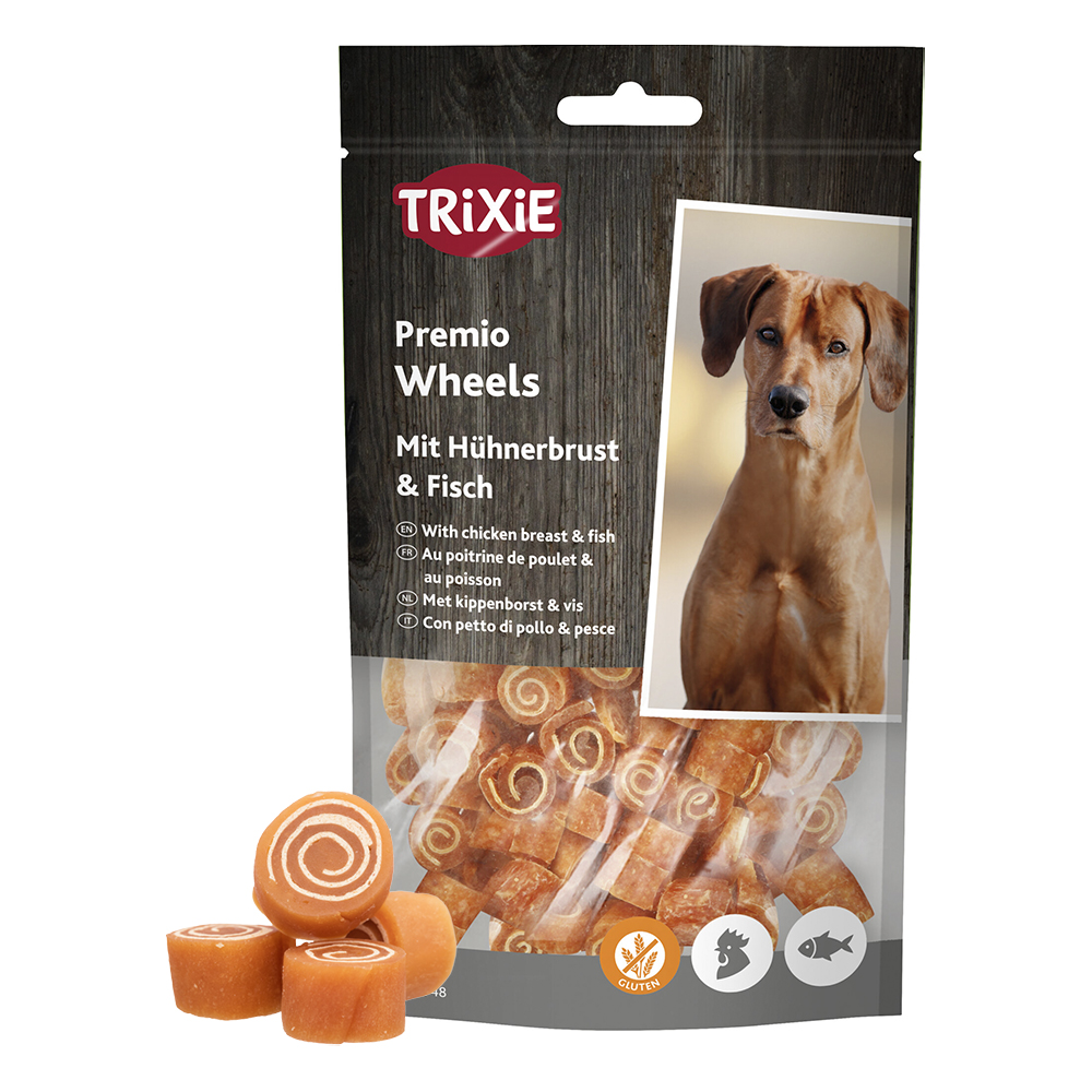 [TX31748] Trixie Premio Fish Chicken Wheels 75 g