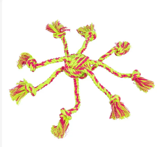 BRINQUEDO ARANHA EM CORDA ø 7 CM / 44 CM