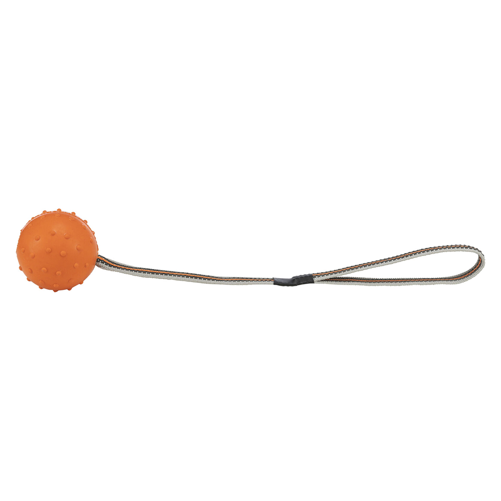 BOLA EM BORRACHA NATURAL C/ PEGA - ø 6 CM / 35 CM