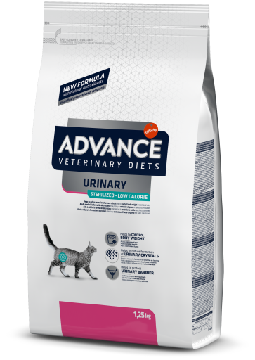 Advance Veterinary Diets Cat Sterilized Urinary Low Calories Ração Seca para Gato 1,25 kg