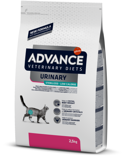 Advance Veterinary Diets Cat Sterilized Urinary Low Calories Ração Seca para Gato 2,5 kg