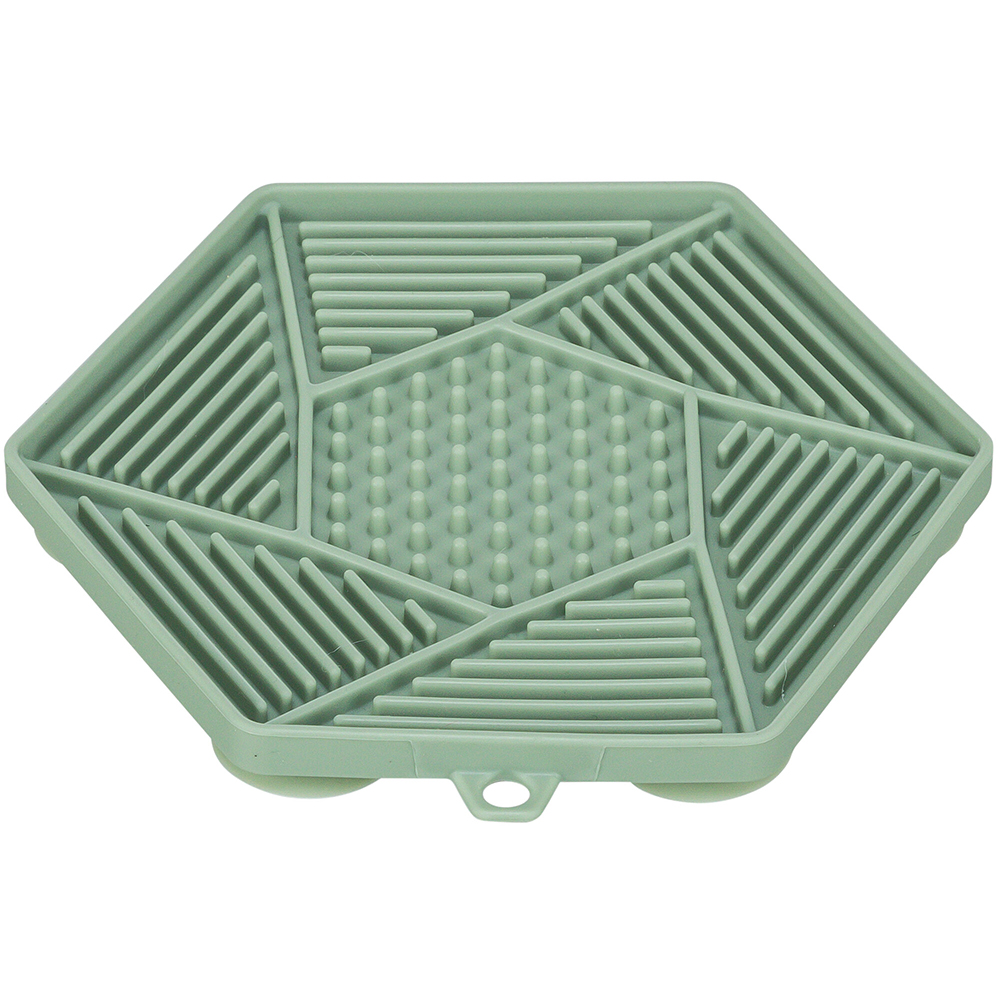 [TX34980] PLACA "LICK'N'SNACK" (C/ VENTOSAS) 17 CM (VERDE)