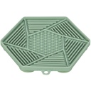 PLACA "LICK'N'SNACK" (C/ VENTOSAS) 17 CM (VERDE)