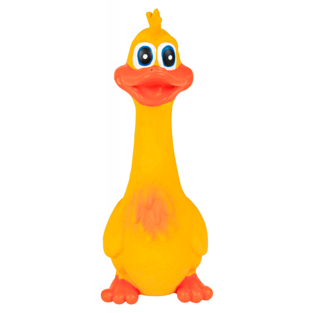 [TX35474] Pato com Som Original Latex Brinquedo para Cão 18 cm