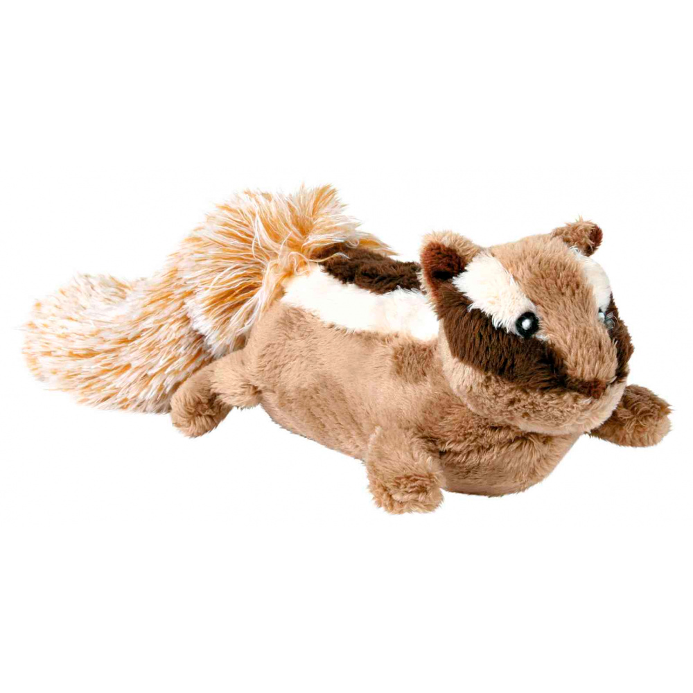 ESQUILO EM PELUCIA C/ SOM - 28 CM